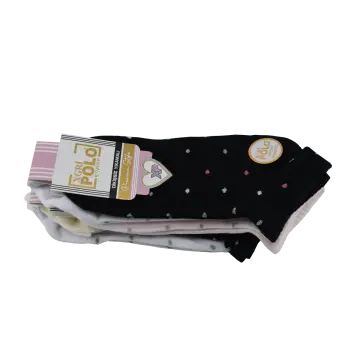 XGRİ POLO B-87-3 (35-40) Yıkamalı Dikişsiz Bayan Penye Patik Çorap 12'li