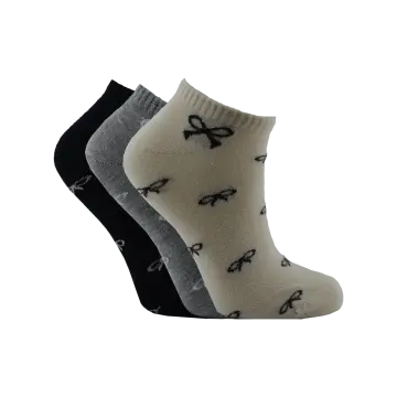XGRİ POLO B-87-4 (35-40) Yıkamalı Dikişsiz Bayan Penye Patik Çorap 12'li