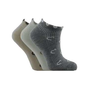 XGRİ POLO B-87-5 (35-40) Yıkamalı Dikişsiz Bayan Penye Patik Çorap 12'li