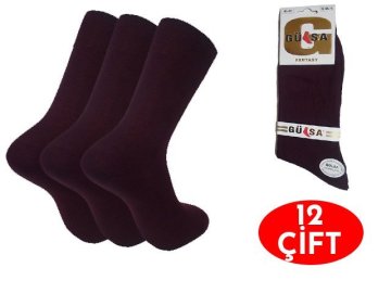 GÜLSA ERKEK DİKİŞSİZ İNCE PENYE PARFÜMLÜ YAZLIK ÇORAP 12 Lİ