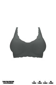 Umt 81 (S-M-L-XL) Lazer Kesim Bayan Sütyen 6'lı