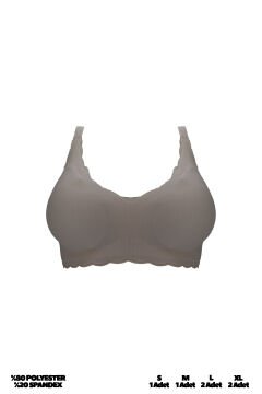 Umt 81 (S-M-L-XL) Lazer Kesim Bayan Sütyen 6'lı