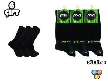 Pola 1195 Garson Boy Bambu Çorabı 6'lı