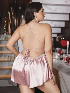 NIGHTLIGHT 3816 Büyük Beden Erotik Tulum