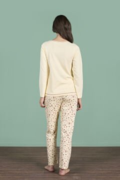 Pijadore 1926 (M-L-XL-XXL) Uzun Kollu Bayan Pijama Takım 4'lü