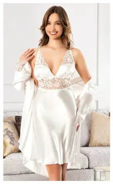 Miss Laris 5061 (M-L-XL) Bayan İkili Saten Takım