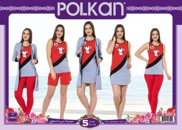 POLKAN BAYAN 5 Lİ PİJAMA TAKIMI