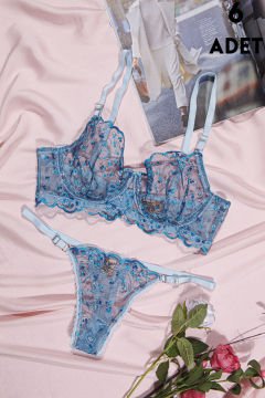 Aysemin Brodeli 7012 B Cup Balenli Desteksiz Bayan Sütyen Takım 6'lı