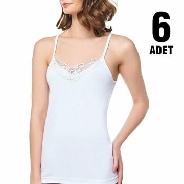 Seher 0013 İp Askılı Bayan Atlet 6'lı