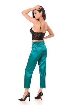 Moongirl 309 Bayan Saten Pijama Takım