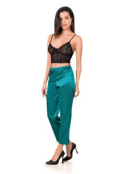 Moongirl 309 Bayan Saten Pijama Takım