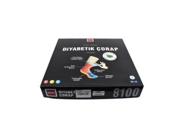 Şirin 8100 Bambu Erkek Dikişsiz Diyabetik Şeker Çorabı 12'li
