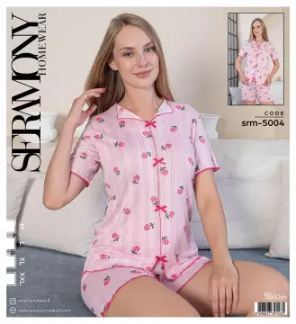 Seramony 5004 (S-M-L-XL) Bayan Ultra Soft Milan Şortlu Takım 4'lü