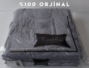Tutku 0102 Erkek Renkli Ribana Atlet 6'lı