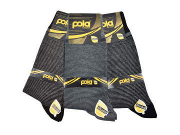 Pola 1504 Dört Mevsim Likralı Erkek Modal Çorap 12'li
