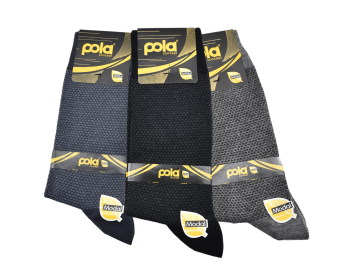 Pola 1512 Dört Mevsim Likralı Erkek Modal Çorap 12'li
