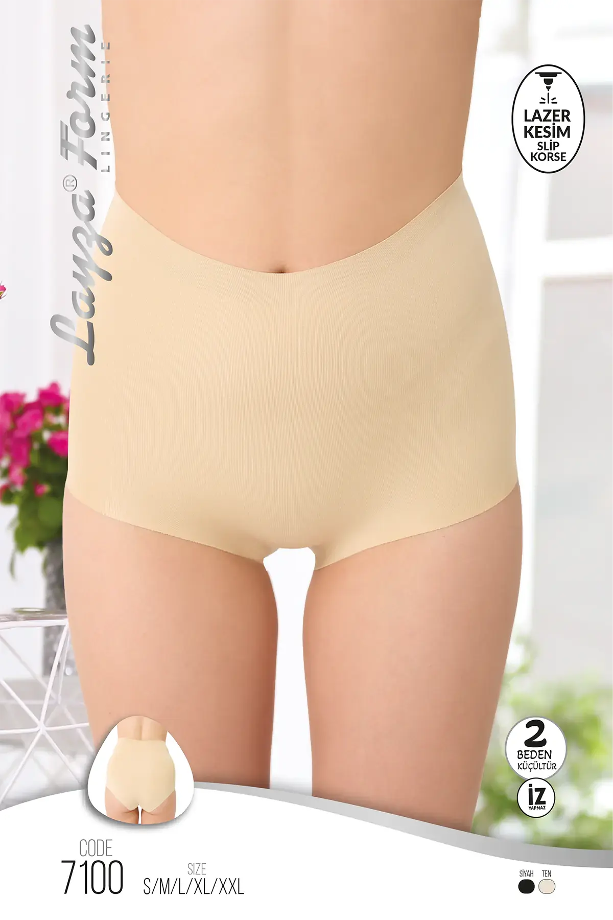 Liza 7100 Lazer Kesim Slip Korse