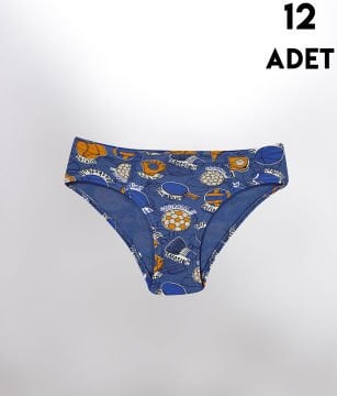 Kota 1018 Desenli Erkek Çocuk Külot 12'li