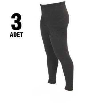 Hilal Yıldız Kışlık Bayan Tayt Battal Beden 3'lü