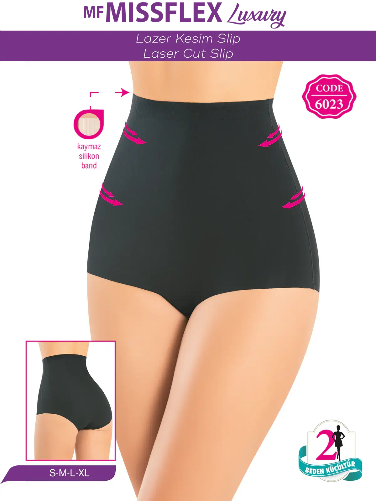 MF MISS FLEX 6023 Lazer Kesim Slip Korse