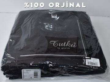 Tutku 0105 Erkek Renkli Penye Sıfır Yaka Fanila 6'lı