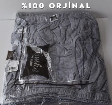 Tutku 0109 Erkek Renkli Kom Slip Külot 12'li