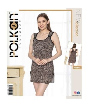 Polkan 4057 Bayan Leopar Gecelik