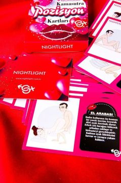 NIGHTLIGHT 001 Erotik Kamasutra Pozisyon Kartı