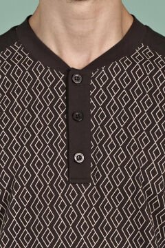 Pijadore 1933 (M-L-XL-XXL) Uzun Kollu Erkek Pijama Takım 4'lü