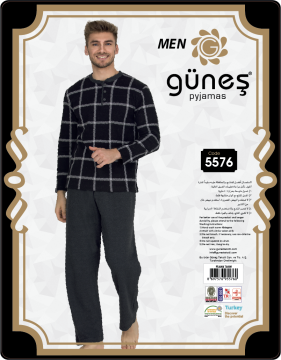 Güneş 5576 Selanik Erkek Pijama Takımı