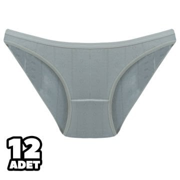 Tutku 0679 Jakarlı Bayan Bikini 12'li
