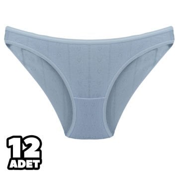 Tutku 0679 Jakarlı Bayan Bikini 12'li