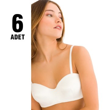 Cansoy 310 Dolgulu Lotus Kap Bayan Sütyen Takım 6'lı