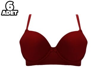 Liza 1019 Nefes Alan Bayan Desteksiz Sütyen 6'lı