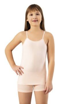 Kota 3411 Düz Renk Kız Çocuk Atlet 6'lı