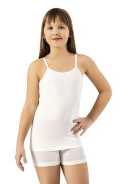 Kota 3411 Düz Renk Kız Çocuk Atlet 6'lı