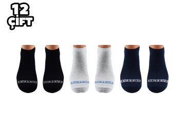 Şirin 7010-3 Ter Emici Erkek Penye Patik 12'li