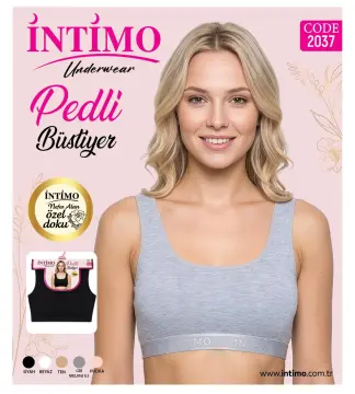İntimo 2037 Kadın Geniş Askılı Pedli Nefes Alan Bustiyer