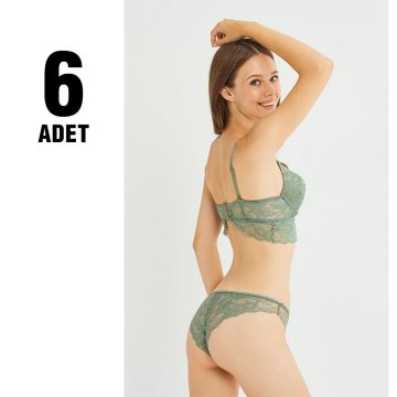 Cansoy 311 Dolgulu Bustiyer  Bayan Sütyen Takım 6'lı