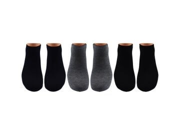 İntegral 6054 Dikişsiz Erkek Bambu Patik 12'li