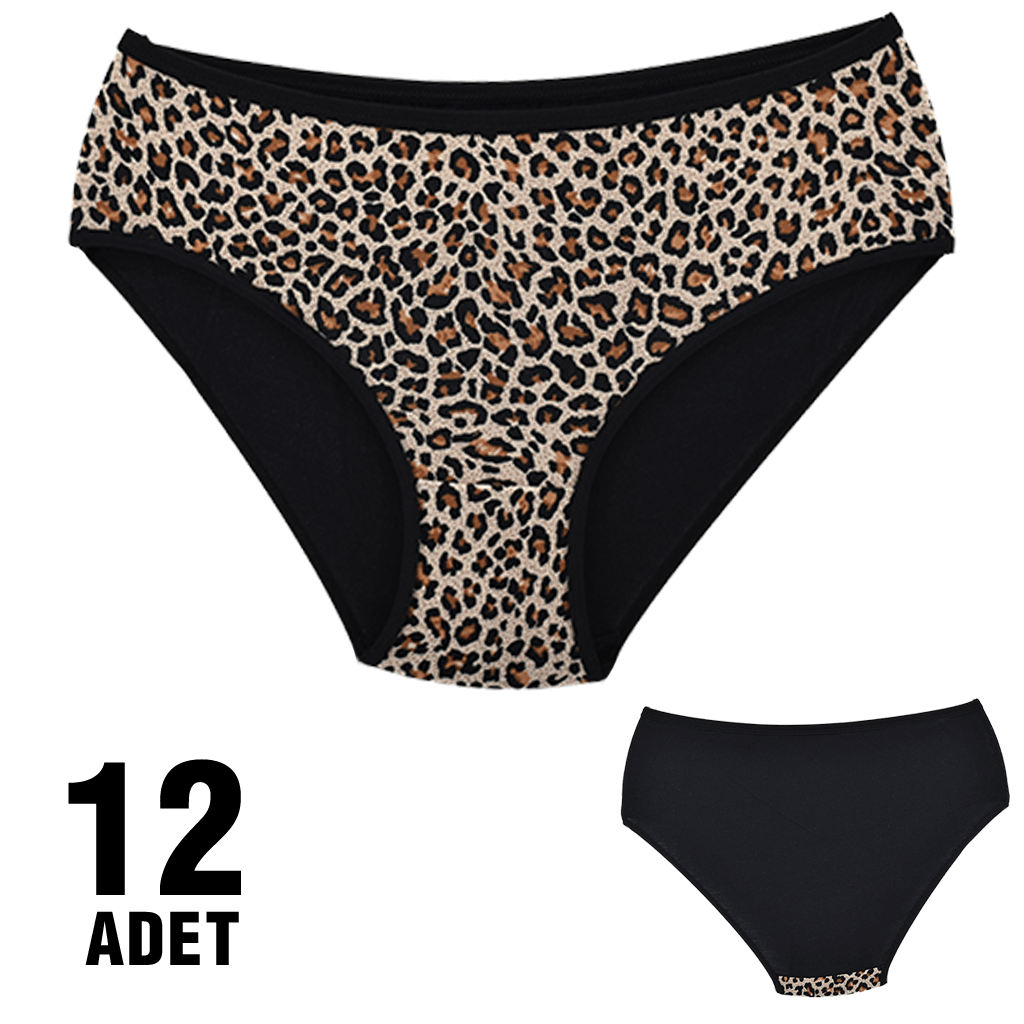 Dondeza 301-71 Desenli Bayan Bato 12'li