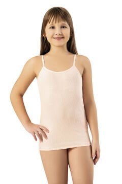 Kota 3420 Kız Çocuk İp Askılı  Raporlu Ribana Atlet 6'lı