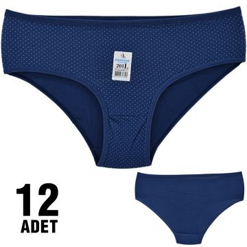Dondeza 201-94 Desenli Bayan Ara Beden Külot 12'li