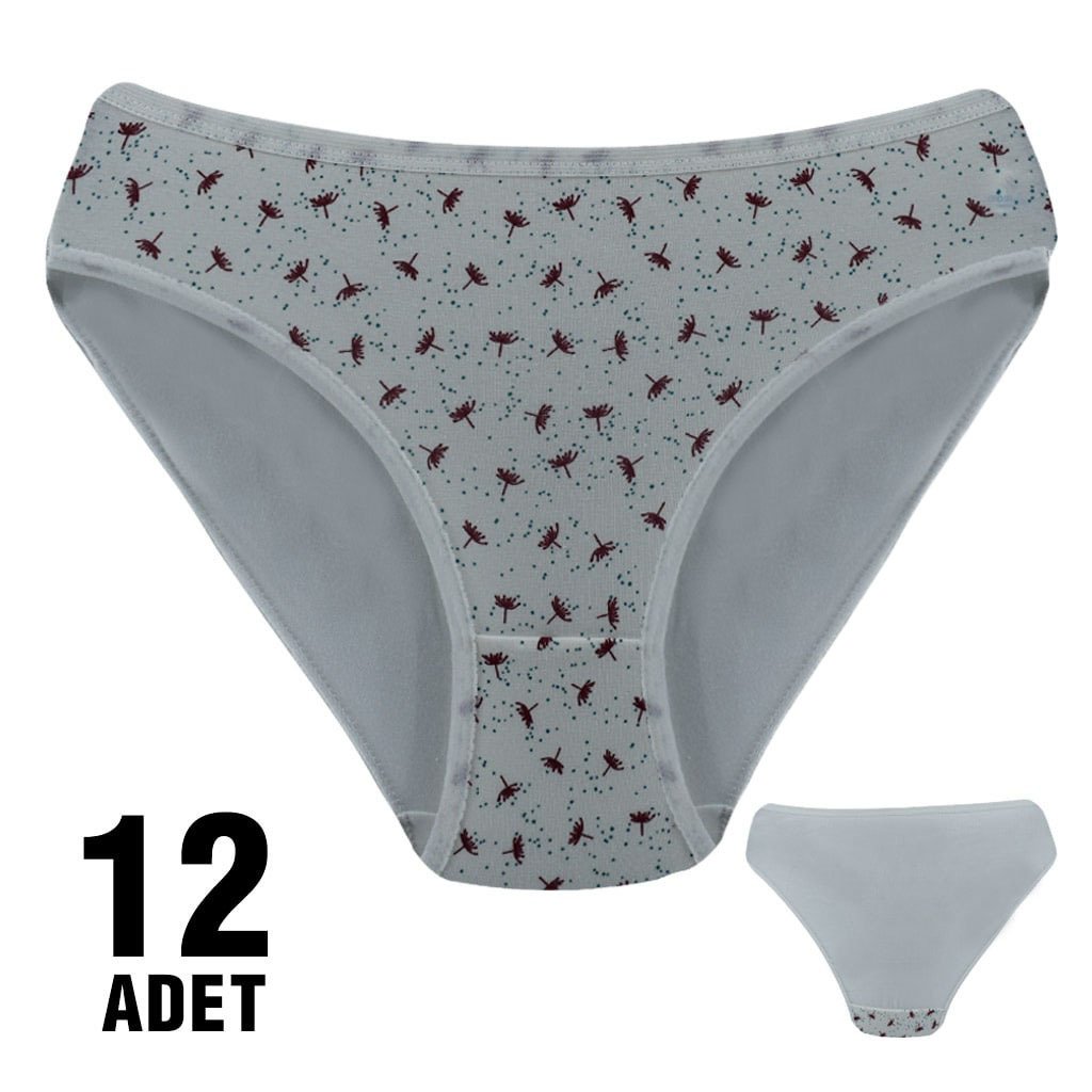Dondeza 101 Desenli Bayan Bikini 12'li