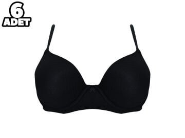 Liza 2080 Jakarlı Bayan Desteksiz Sütyen 6'lı