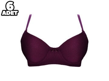 Liza 2070 Jakarlı Bayan Destekli Sütyen 6'lı