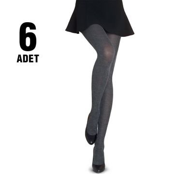Penti Maxi Battal Koton Külotlu Çorap 6'lı