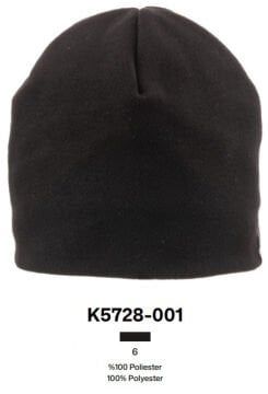 Suyutti 5728-001 Siyah Erkek Polar Bere 6'lı