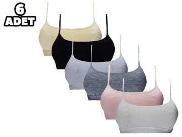 Dondeza 431 Petli Kaşkorse Kız Çocuk Bustiyer 6'lı