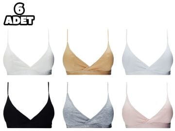 Dondeza 433 Pedli Kız Çocuk Bustiyer 6'lı
